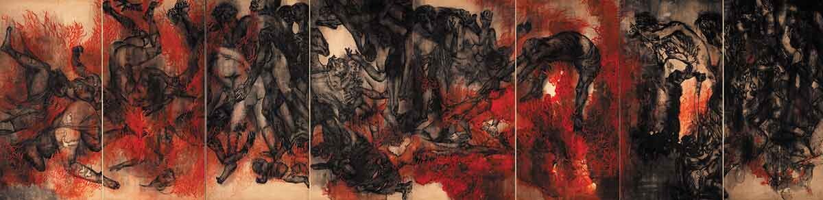 לוח מס' 2" אש מתוך לוחות הירושימה