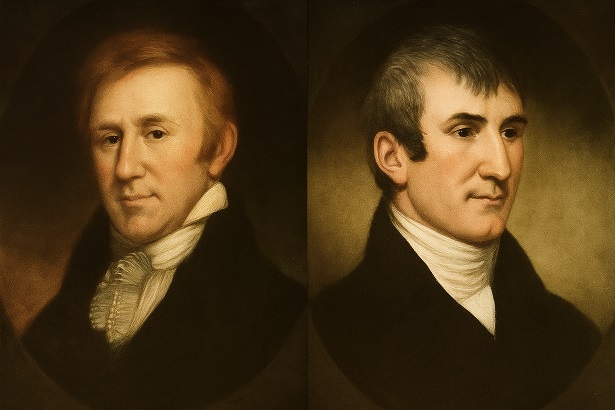 לואיס (מימין) וקלארק