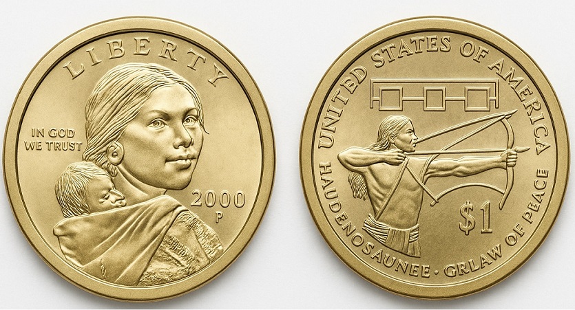 שני צדדיו של המטבע שיצא בשנת 2010